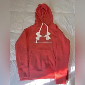 Coral under armor hoodie